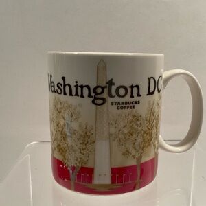 Starbucks Global Icon Washington DC Mug Monument, Capitol Bldg, Cherry 🌸, TAG